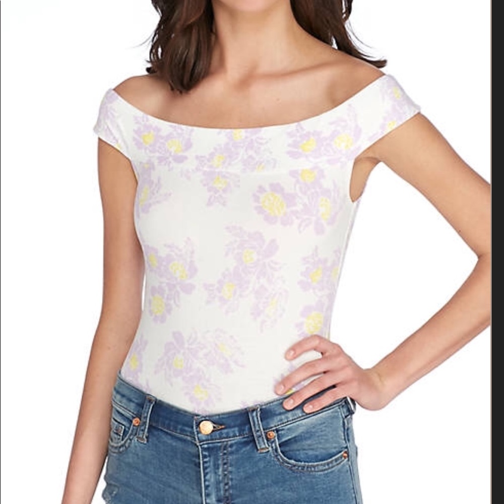 Free People So Much Printed Bodysuit